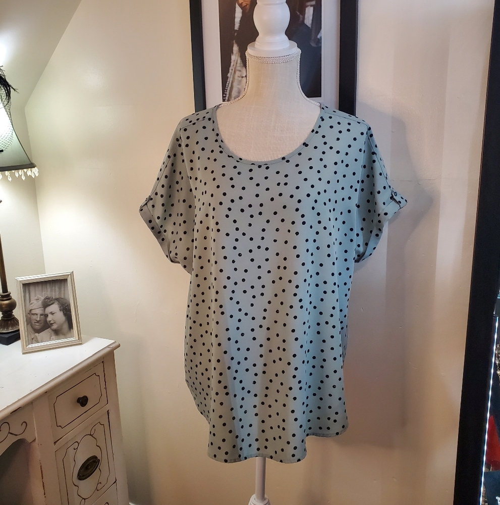 Maurices Polka Dot Blouse